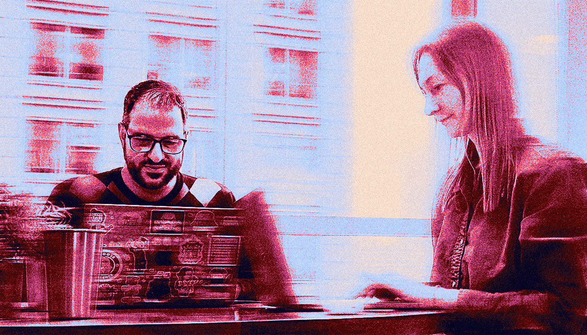 Audrée Lapierre and Jonathan Jenin, co-founders of Noomi